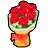 ブラッドの花束の画像