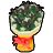 コアブラックの花束の画像